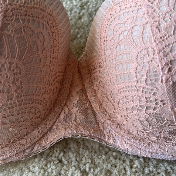 Light Pink Victorias Secret Lace Dream Angels Multi Way Bra - Picture 3 of 8